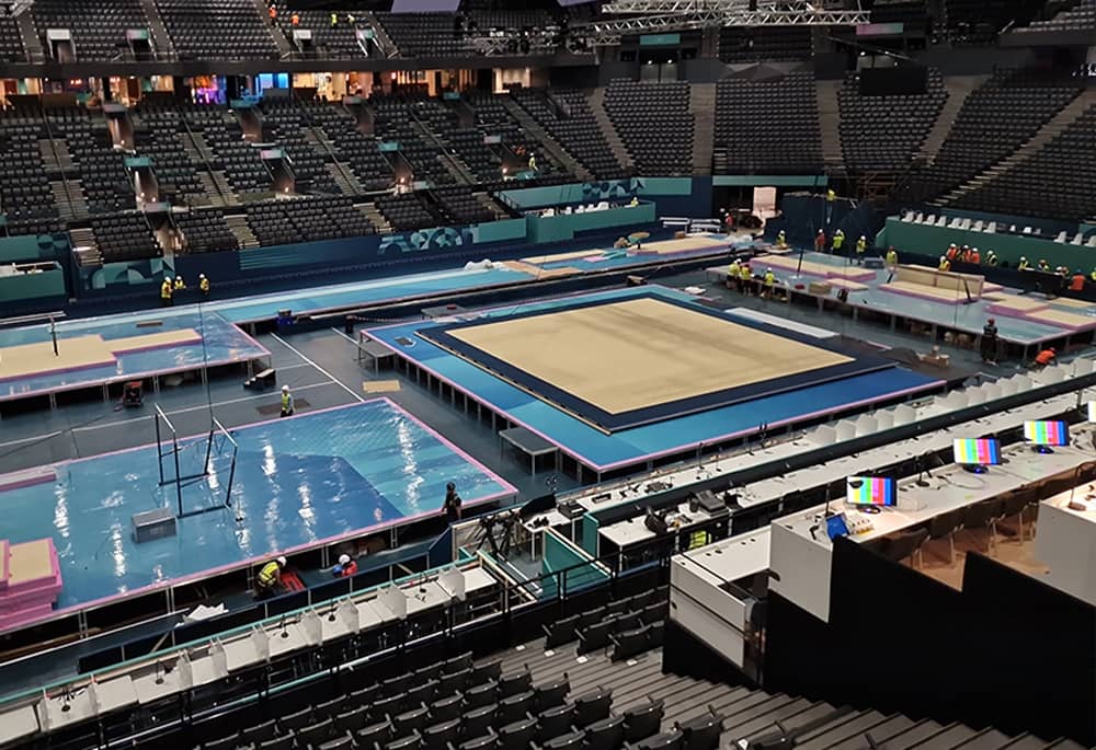 Gestion de l’alimentation électrique des plateaux sportifs