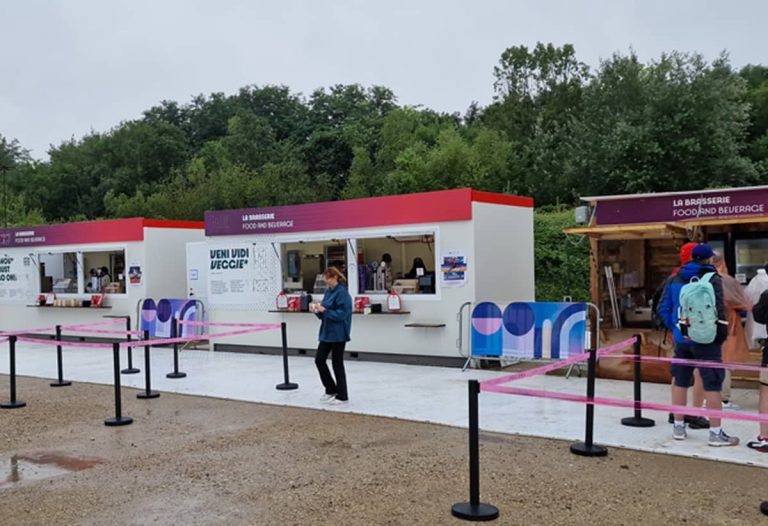 alimentation des stands et des commerces